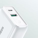 carregador de viagem rápido ugreen 36w usb para usb-c cd170 branco (mp)