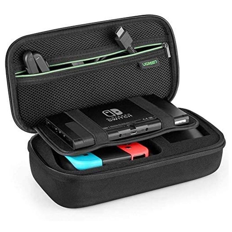 estojo ugreen para nintendo switch pequeno com divisória lp128 p 50275 preto (mp)