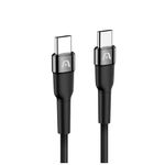 cabo usb-c argom para usb-c 1.8m dura speed nylon fast 65w preto (mp)