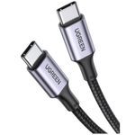 cabo usb-c ugreen para usb-c 2.0m nylon us316 preto (mp)