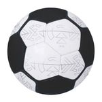 bola futebol de campo puma prestige ball branco e preto (mp)