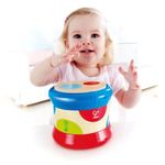 brinquedo infantil hape tambor musical baby drum xalingo (mp)