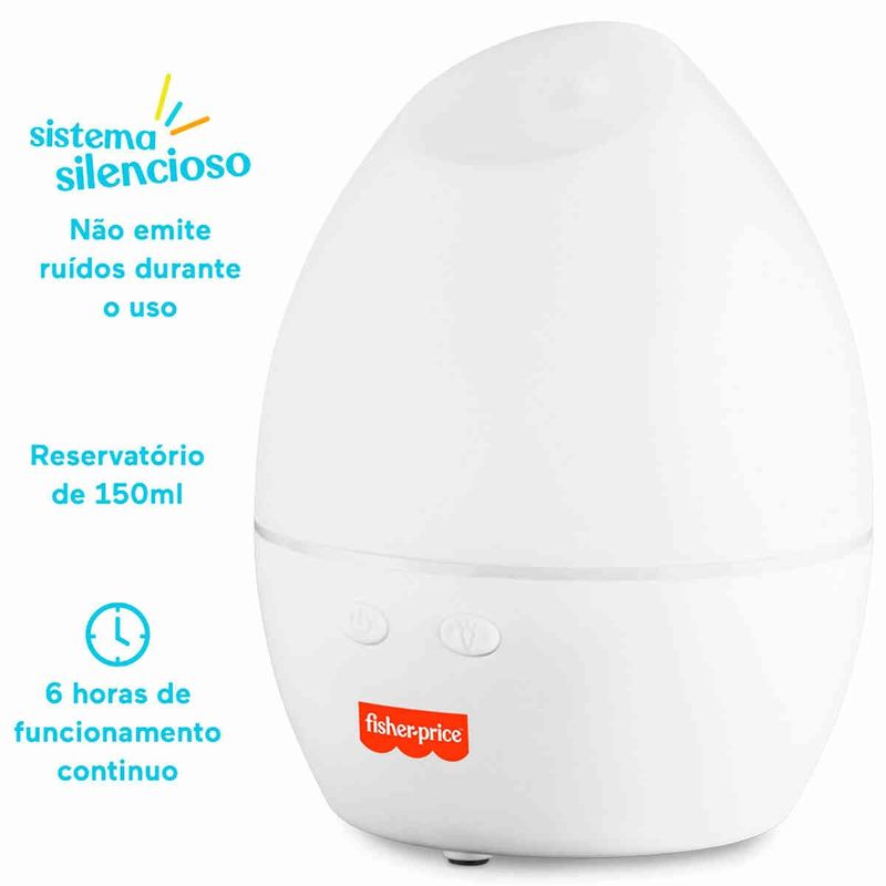 difusor de aromas fischer-price 150ml hc277 branco