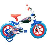 bicicleta track tracktor infantil aro 12 branco e azul