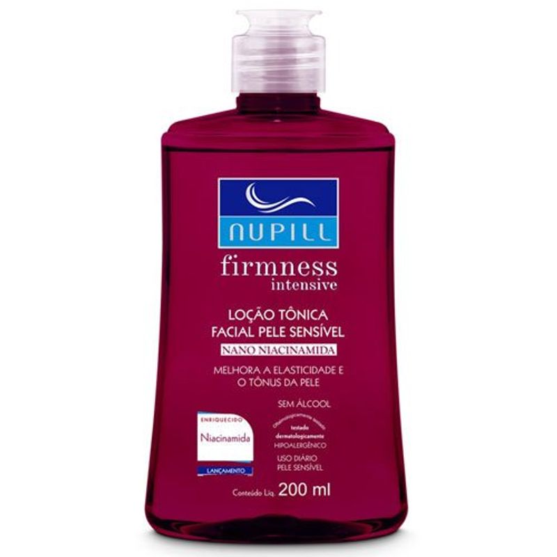 loção tônica facial nupill nano niacinamida 200ml