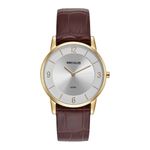 relógio masculino seculus marrom 23724gpsvdc1