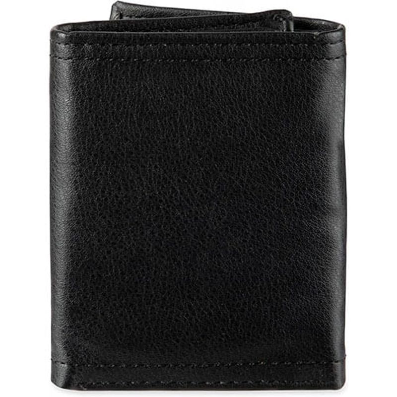 carteira masculina levi's fina 3 dobras preta a-bi