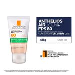 protetor solar facial anthelios airlicium+ la roche-posay fps80 cor 1.0 40g