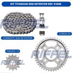 kit relação riffel titanium cargo/fan 125 2009-2013 (mp)