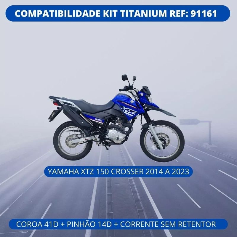 kit relação riffel titanium xtz 150 crosser 2014-2024 (mp)