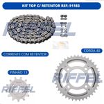 kit relação riffel top cb twister 250 2016-2022 com retentor (mp)