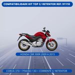 kit relação riffel top cb 300r 2009-2015 com retentor (mp)