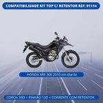 kit relação riffel top xre 300 2010-2023 com retentor (mp)