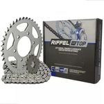 kit relação riffel top xtz 250 lander 2006-2008 com retentor (mp)