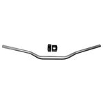 guidão de moto atrox baixo prata 22,15mm-22,32mm-28 (mp)