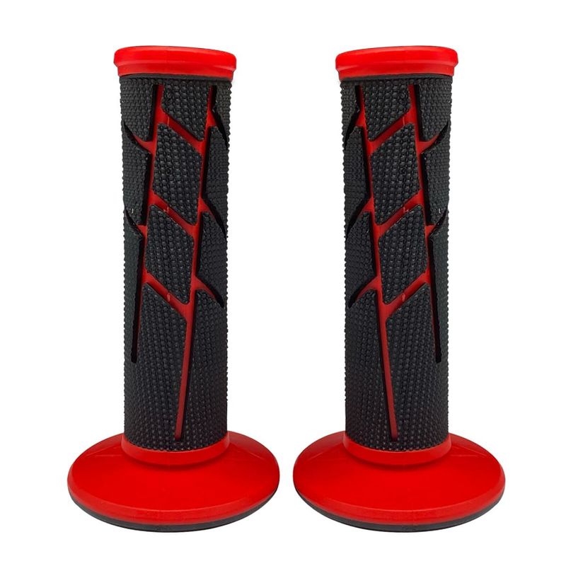 manopla esportivo atrox para moto off road preto e vermelho (mp)