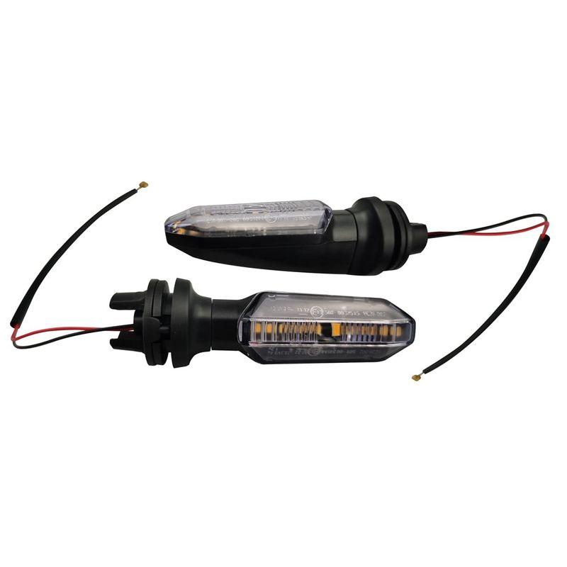 pisca de led tmac honda cb 250f twister 16/23 sequencial modelo esportivo pisca sem rele - l par amarelo (mp)