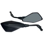 retrovisor tmac modelo kawasaki z400 5 pontas haste fixa longa moto yamaha par (mp)