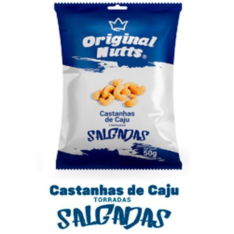 castanha de caju original nutts torradas e salgadas 50g