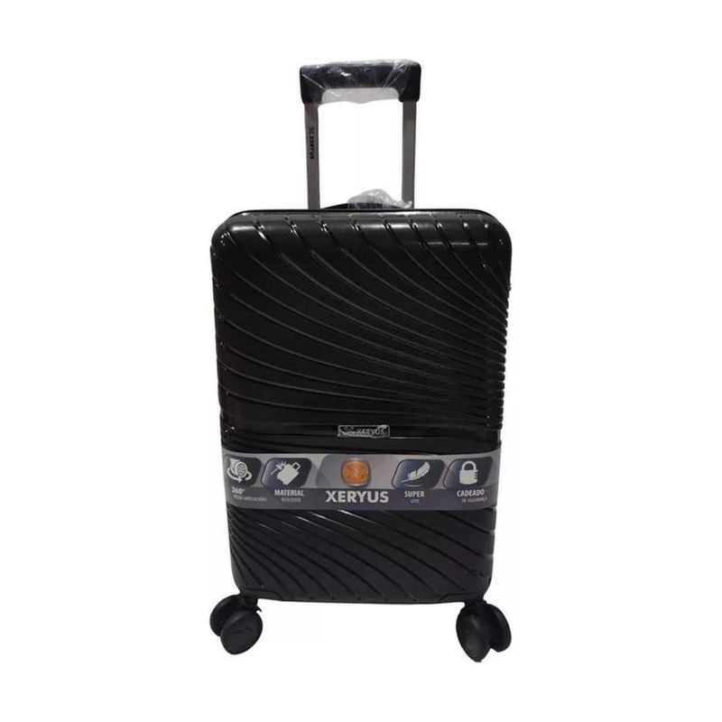 mala de viagem pequena xeryus pamplona 10kg preto (mp)