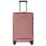 mala de viagem pequena xeryus em abs minorca 10kg rose e preto (mp)