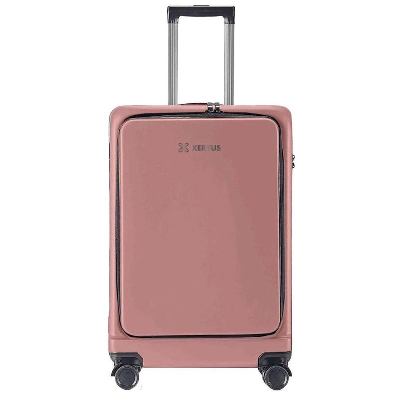 mala de viagem pequena xeryus em abs minorca 10kg rose e preto (mp)
