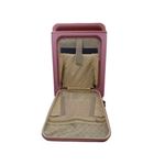 mala de viagem pequena xeryus em abs minorca 10kg rose e preto (mp)