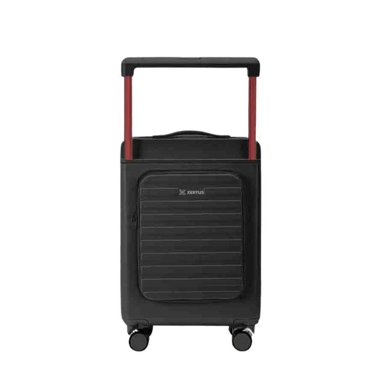 mala de viagem pequena xeryus em abs mallorca 10kg preto e vermelho (mp)