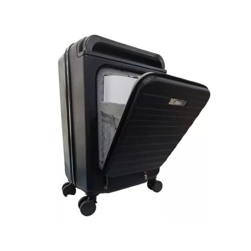 mala de viagem pequena xeryus em abs mallorca 10kg preto e vermelho (mp)
