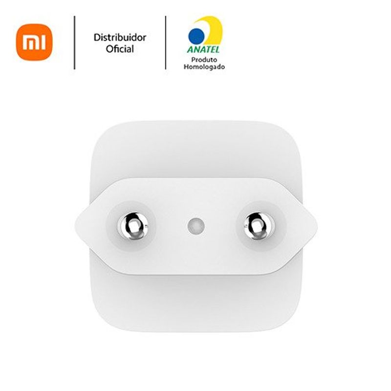 carregador xiaomi gan 65w usb-a/c branco xm700