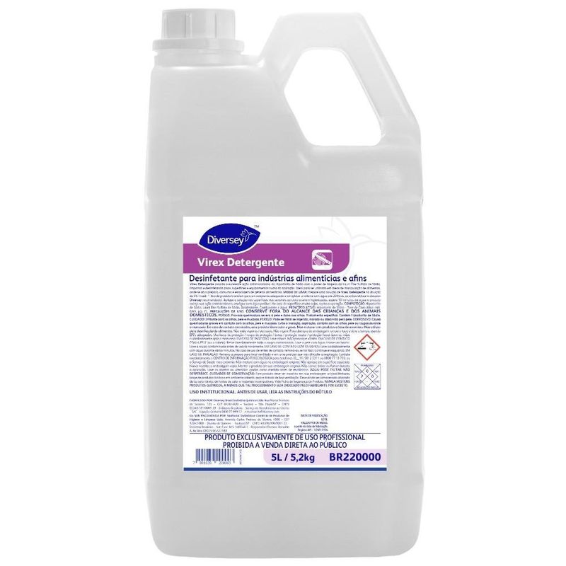 desinfetante para industria alimentícia diversey 5l (mp)