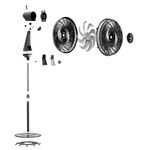 ventilador de coluna 50cm baumon 127v preto fw010593