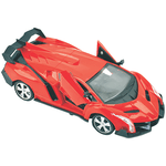 carro de controle remoto cks sport abre portas vermelho cp056433