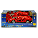 carro de controle remoto cks sport abre portas vermelho cp056433
