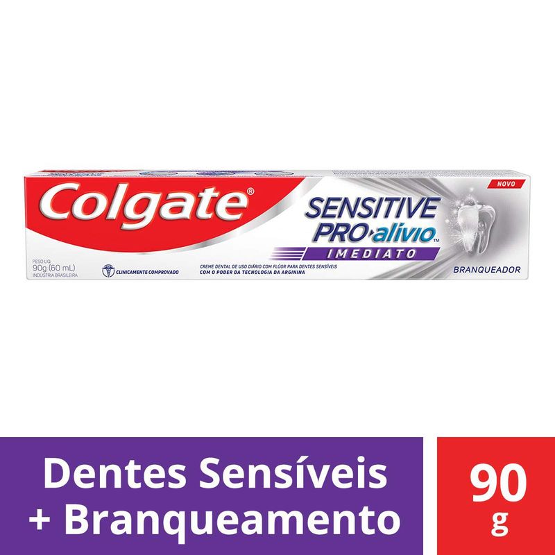 creme dental colgate sensitive pro-alívio 90g