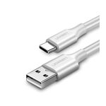 cabo usb ugreen 2.0 para usb-c 1.5m branco us287 (mp)