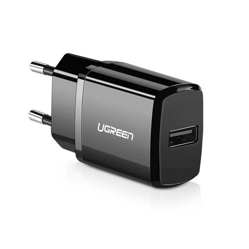 carregador de viagem ugreen usb 5w ed011 preto (mp)