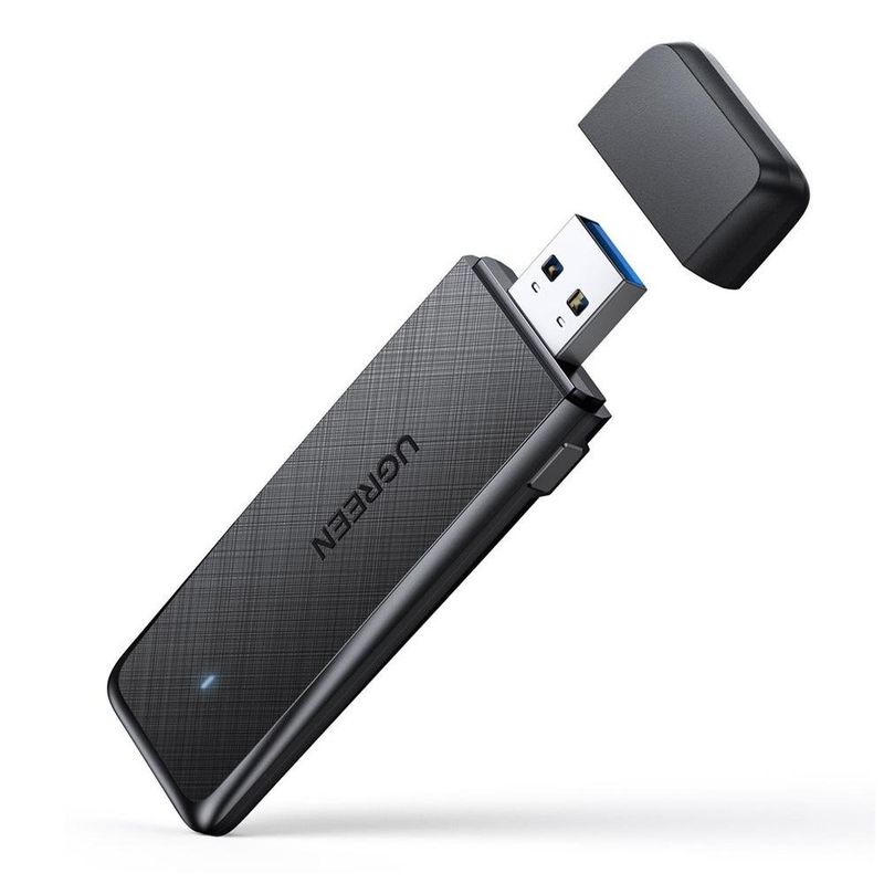 adaptador de rede ugreen wifi usb 1300mbps cm492 (mp)