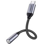 cabo de audio ugreen usb-c para p2 av142 preto (mp)