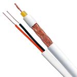 cabo condutti trançado 5mm hd celular dupla blindagem 75ohm db nu 2x20awg 100m (mp)