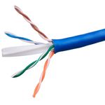 cabo condutti azul utp cftv multicâmeras 4 pares 24awg bobina 300m (mp)