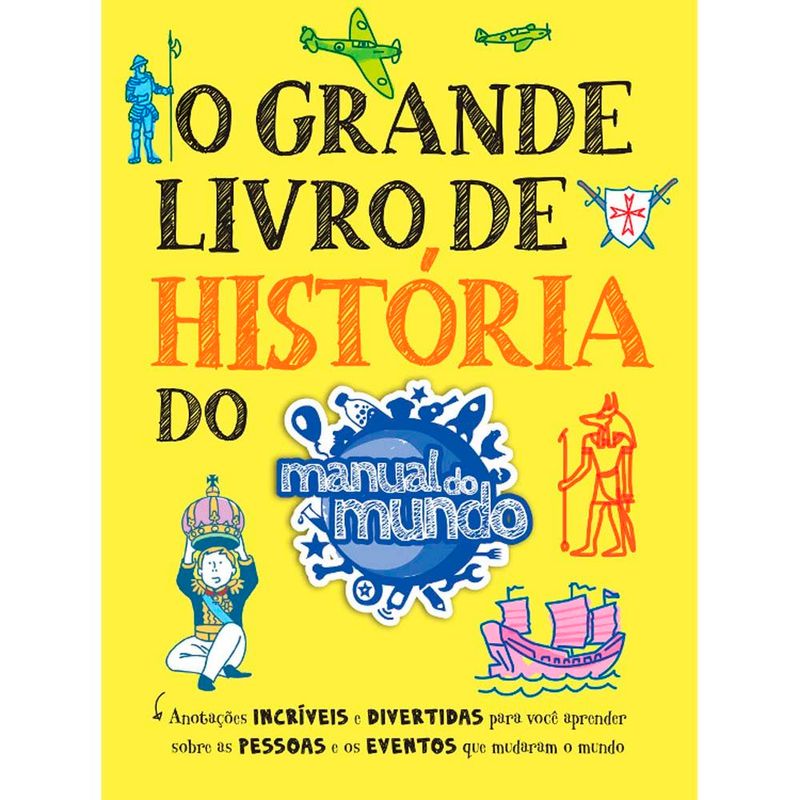 livro o grande livro de história do manual do mundo (mp)