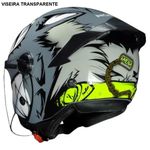 capacete norisk neo hyena cinza e branco 62 (mp)