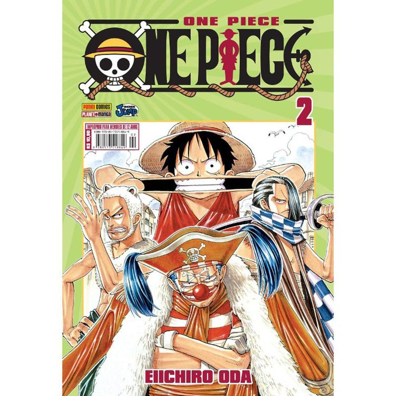 livro one piece - vol. 02 - mangá (mp)