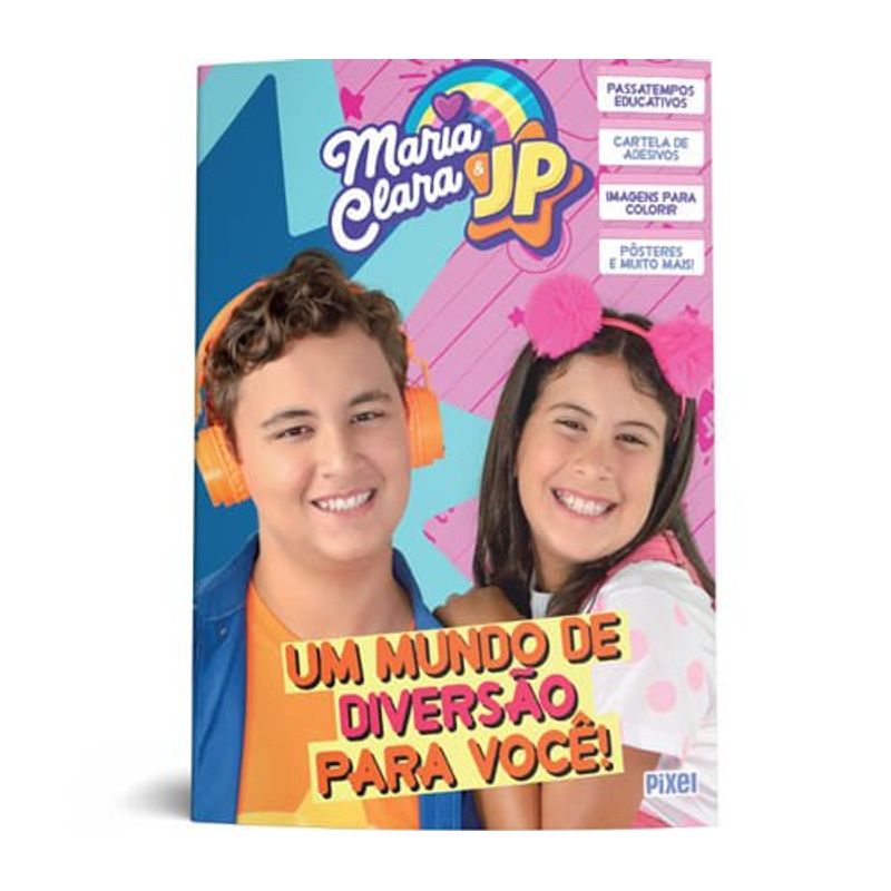 livro maria clara e jp: um mundo de diversão para você! (mp)