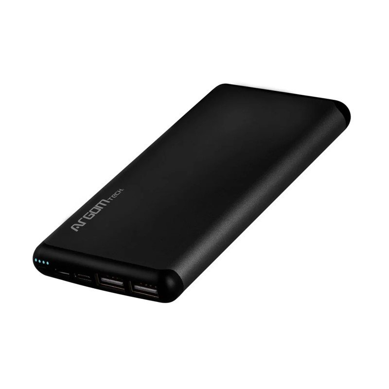 Carregador Portátil USB/Micro USB 12000MAH S12 ARG-PB-1150BK Preto - Argom
