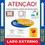 janela de correr blinglass em alumínio preto vidro verde 120x100cm 4 folhas (mp)