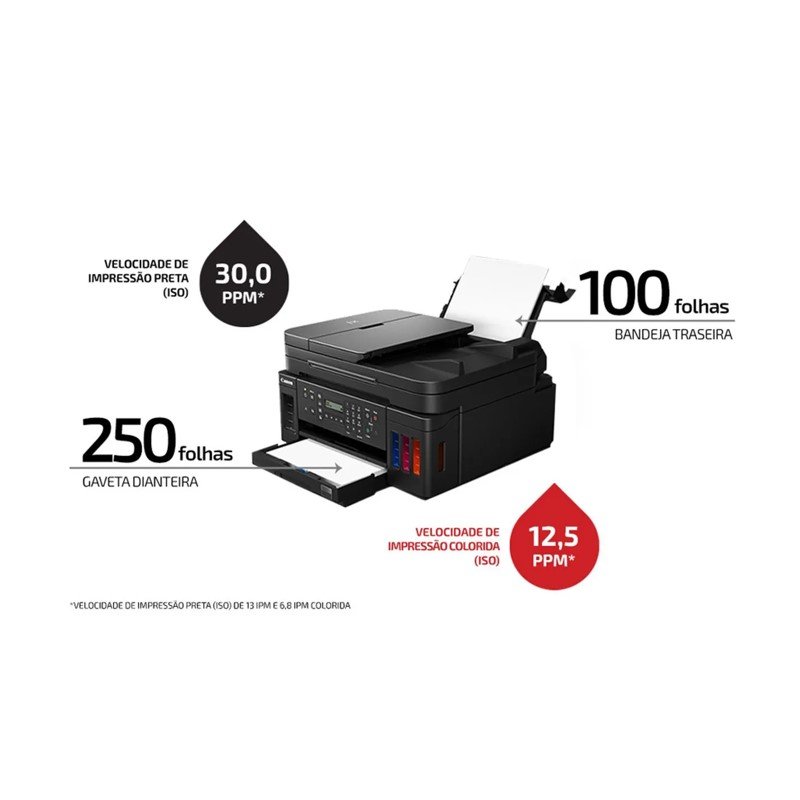 impressora multifuncional canon mega tank g7010 wi-fi colorido (mp)