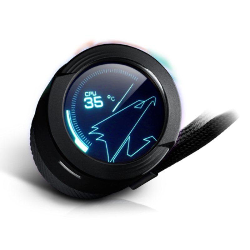 cooler para processador gigabyte hydro 360mm argb waterforce x 360 (mp)