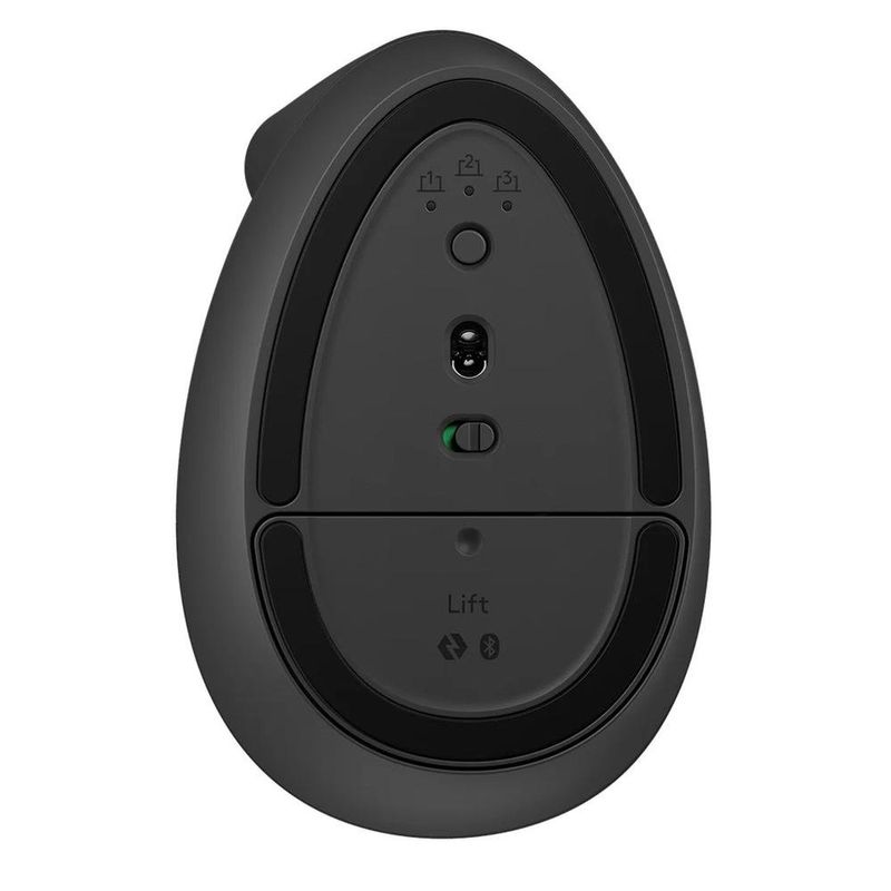 mouse logitech ergonômico bluetooh lift canhoto preto (mp)